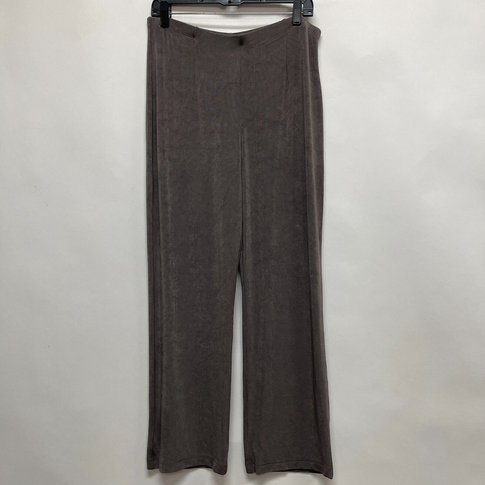 Travelers by Chico's Pants Size 2 Regular Large 12 Gray Elastic Waistband